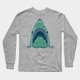 Shark head Design T-shirt STICKERS CASES MUGS WALL ART NOTEBOOKS PILLOWS TOTES TAPESTRIES PINS MAGNETS MASKS Long Sleeve T-Shirt